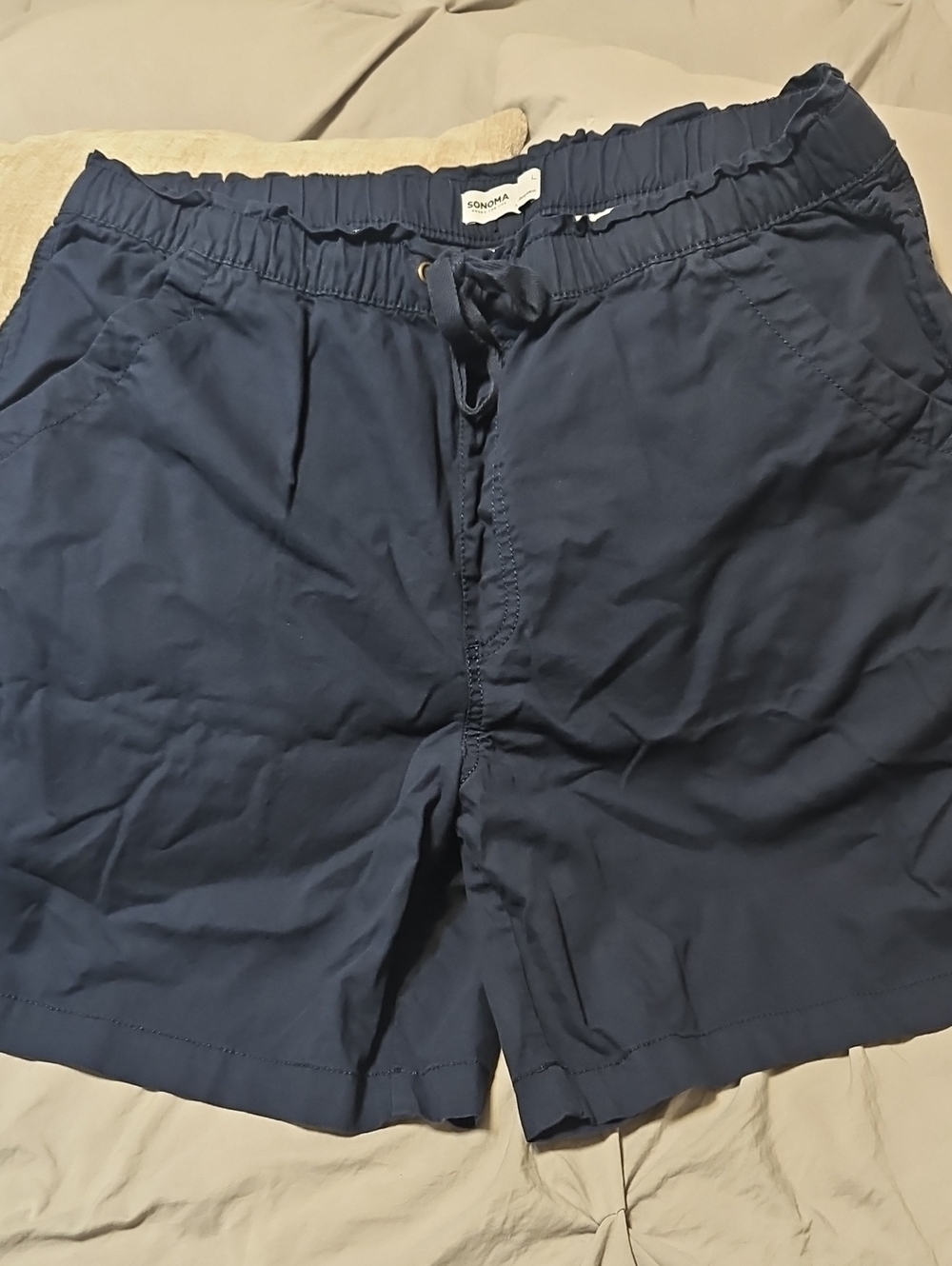 Sonoma Women's Navy Drawstring Shorts